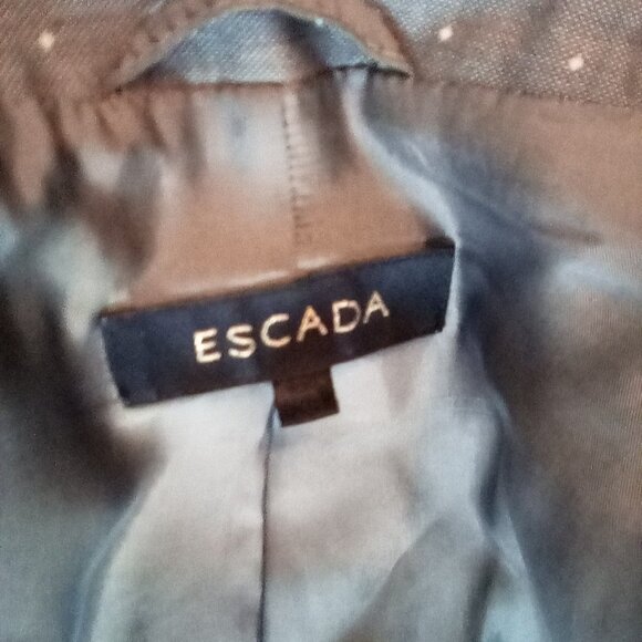 Women's Escada Jacket Blazer Wool / Silk Blend Size 4 Bust 34" ( Doubled) - Picture 3 of 9